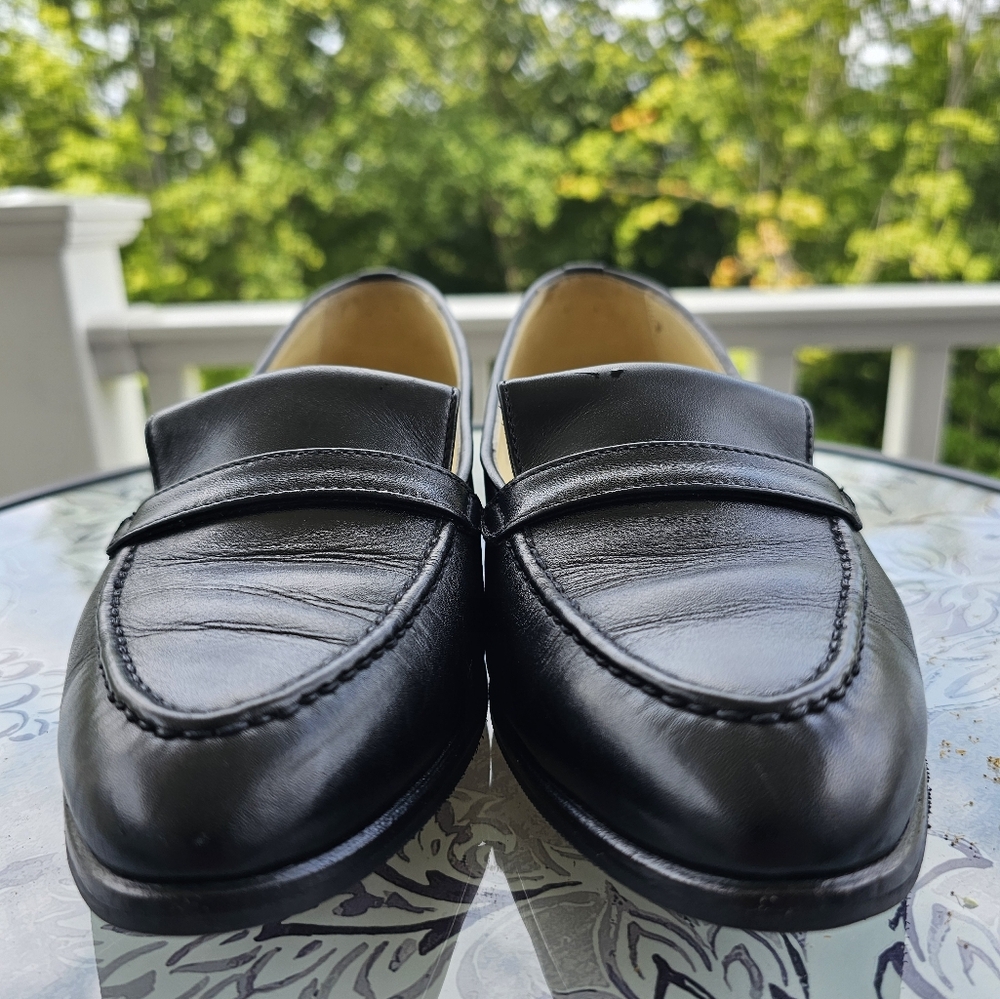 Sarah Flint Womens Black Loafers.       Italian size 38